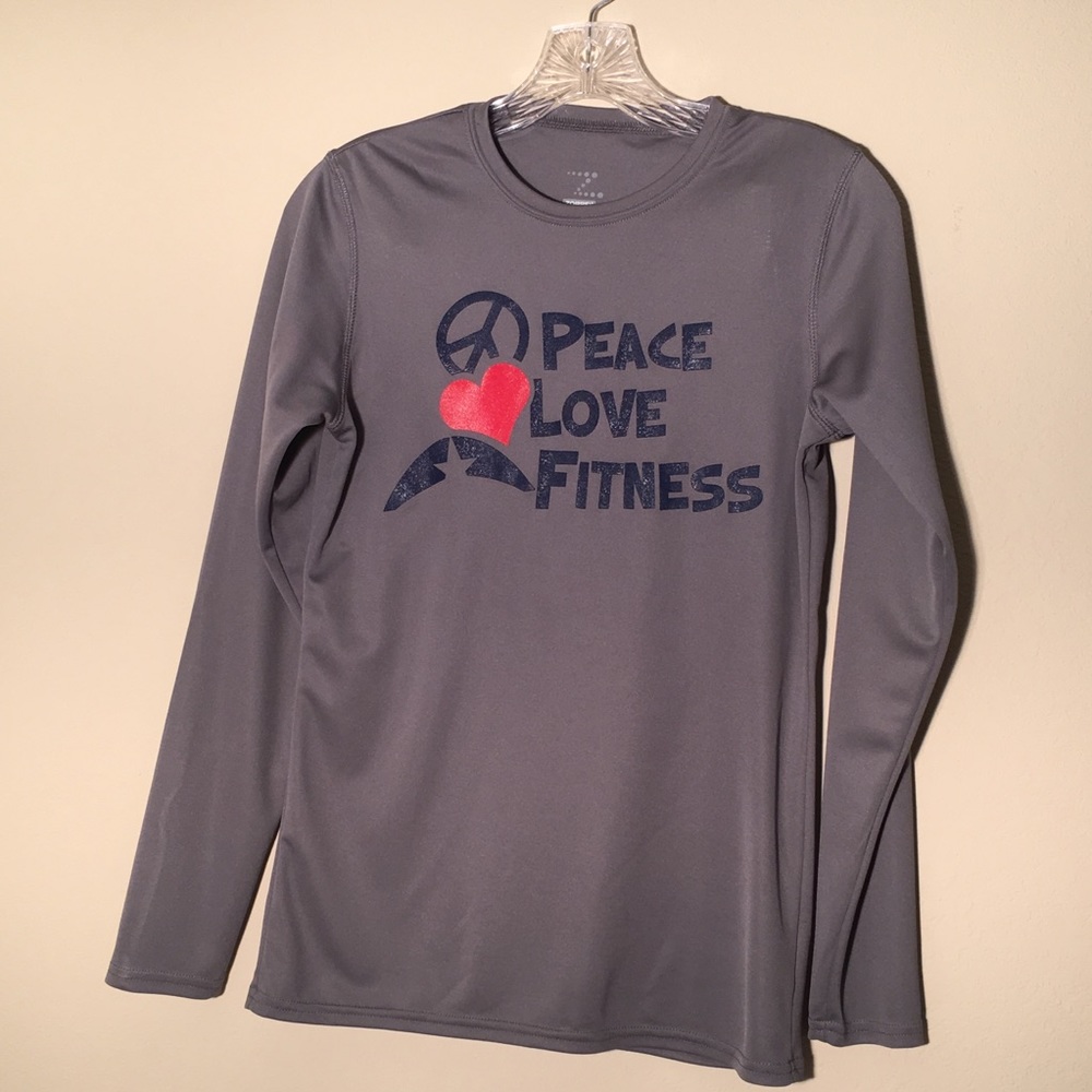 Zorrel Graphic Activewear Peace Love Fitness SMALL